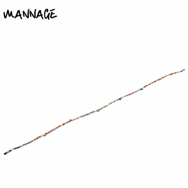 75 см красочные очки из бисера цепь ручной работы против скольжения