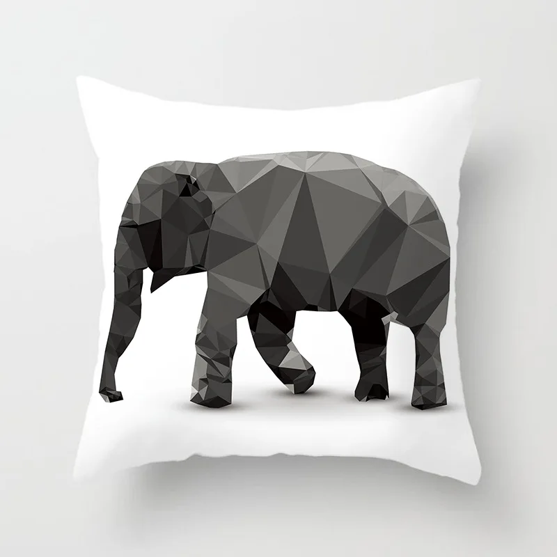 

Mandala Elephant Pillow Case Bohemia Indian Style Cushion Cover Home Bedding Decorative Pillows Cover Ethnic Style Throw Pillows