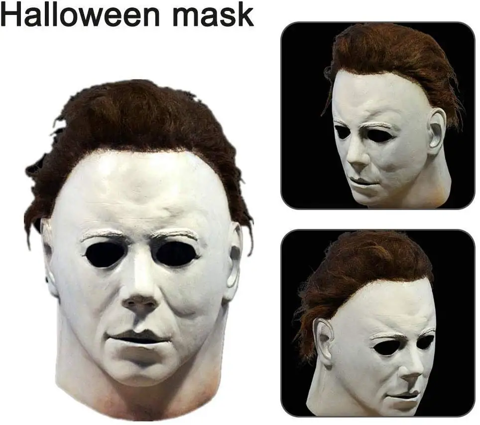 Страшные маски на Хеллоуин вечерние Косплэй Белый Уход за кожей лица страшная