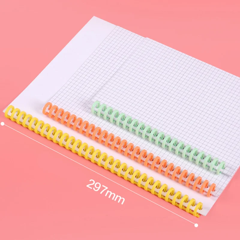 10 шт. мм 30 отверстий полоса для переплета с отверстиями пластиковые A4 кольца