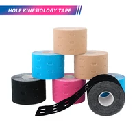 more breathable kinesiology tape with hole knee pads athletic recovery sports tape fitness