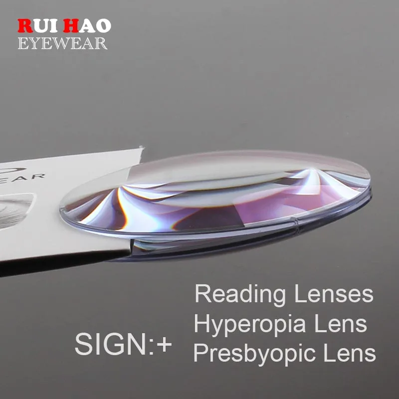 

Read Lenses Optical Prescription Lens Hyperopia Presbyopic Lenses Rui Hao Eyewear Brand HMC Coating
