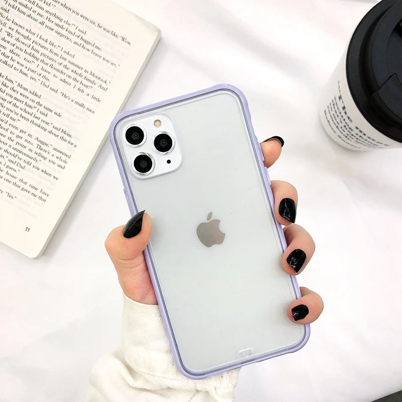 Двухслойный Матовый Бампер карамельных цветов из жесткого поликарбоната +