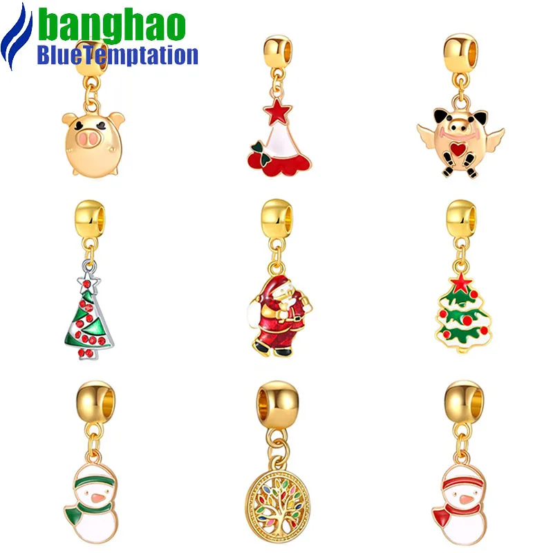 Оптовая продажа модные Рождественские Подвески для изготовления ювелирных