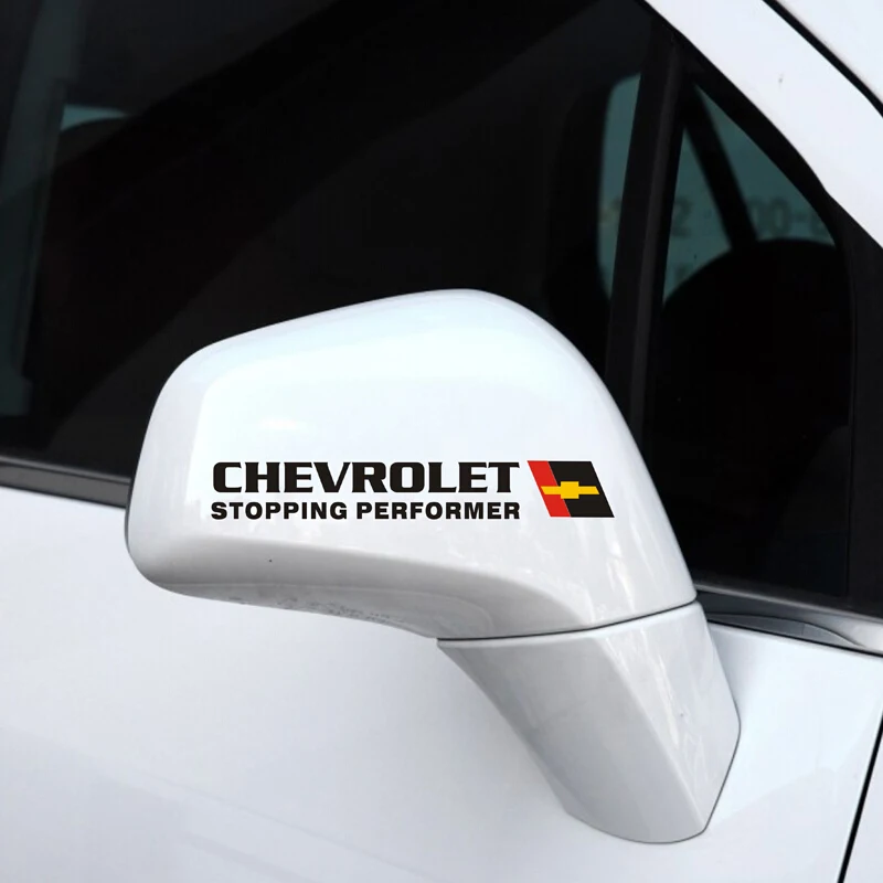 Sport Stripes Car Stickers For Chevrolet CRUZE CAPTIVA Camaro Silverado both side mirorr cove stickers | Автомобили и мотоциклы