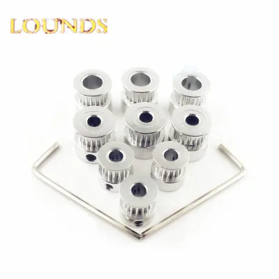 Бесплатная доставка алюминиевый шкив ГРМ GT2 с 16 зубьями ширина 6 мм (10 шт./лот)