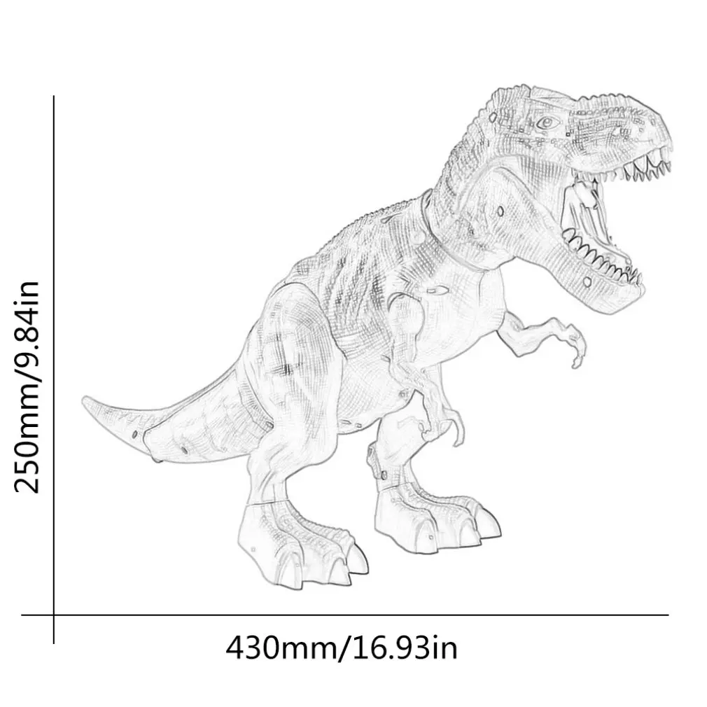 

Large Dinosaur Toys Walking Electric Jet Dinosaur with Mechanical Voice Tyrannosaurus Rex Dinosaur Egg Dinosaur World