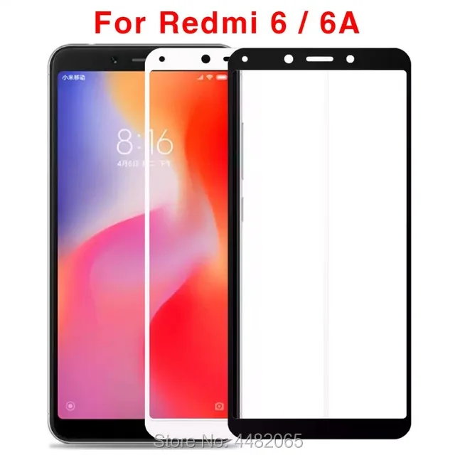 

for protective glass redmi 6 glass for xiaomi redmi6 6a 6 a full tempered glas screen protector protection film on ksiomi xiomi