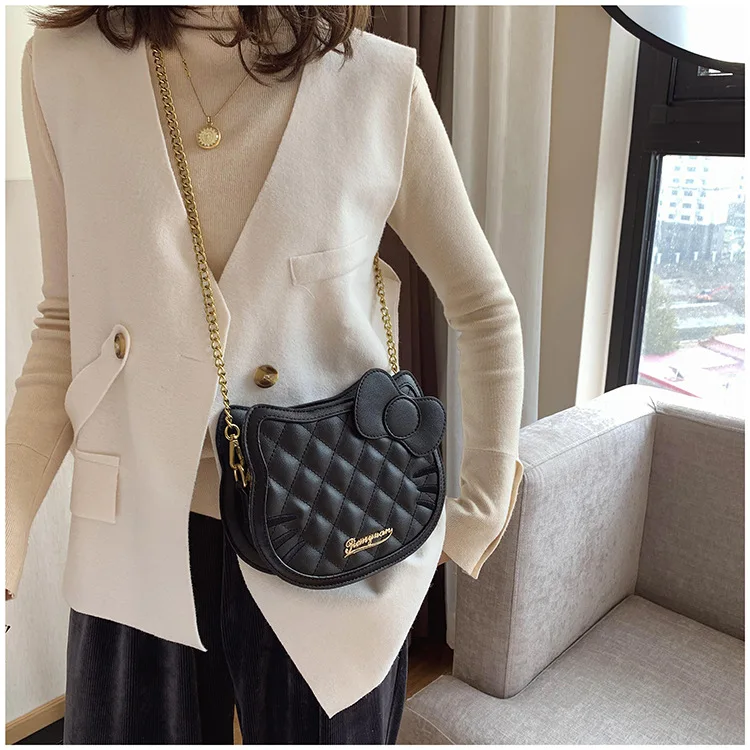 Сумка Кроссбоди с цепочкой Hello kitty сумка через плечо бриллиантами 2019| |