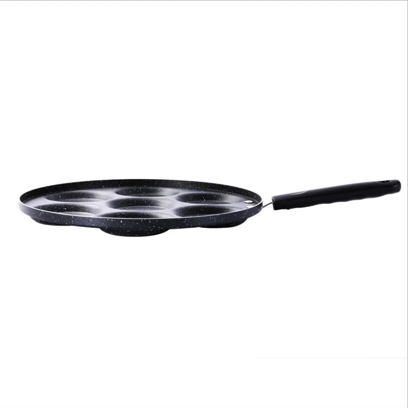 

HOT Seven-Hole Frying Pot Thickened Omelet Pan Non-Stick Egg Pancake Steak Pan Cooking Egg Ham Pans Breakfast Maker