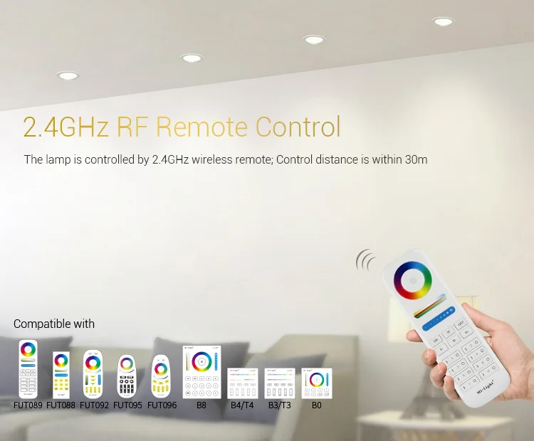 Mi Боксеры 6 Вт/9 Вт/12 Вт/15 Вт/18 Вт RGB+ CCT светодиодный Светодиодный светильник с регулируемой яркостью потолочный локальный светильник FUT062/FUT063/FUT064/FUT065/FUT066/FUT068/FUT069