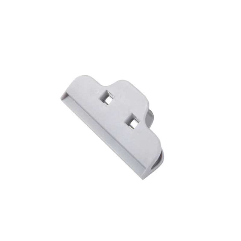 

2Pcs Plastic Food Sealing Bag Clip Powder Food Snack Package Bag Clip Household Kitchen Gadgets Items Sealing Clamp Clip