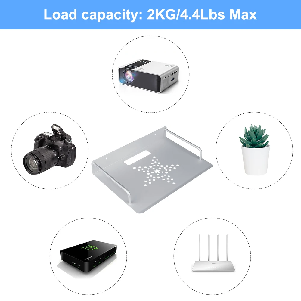 Универсальный Лоток проектора кронштейн настенная поддержка 11 2 &quotx 8&quot