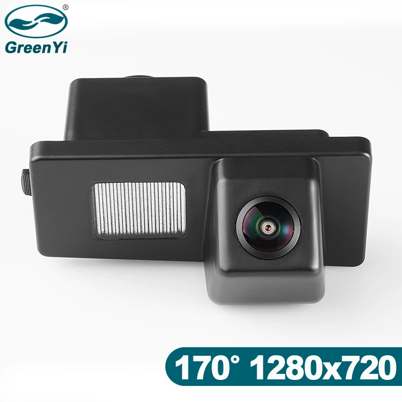 GreenYi HD 1280x720P 170 градусов ночное видение Автомобильная камера заднего вида для