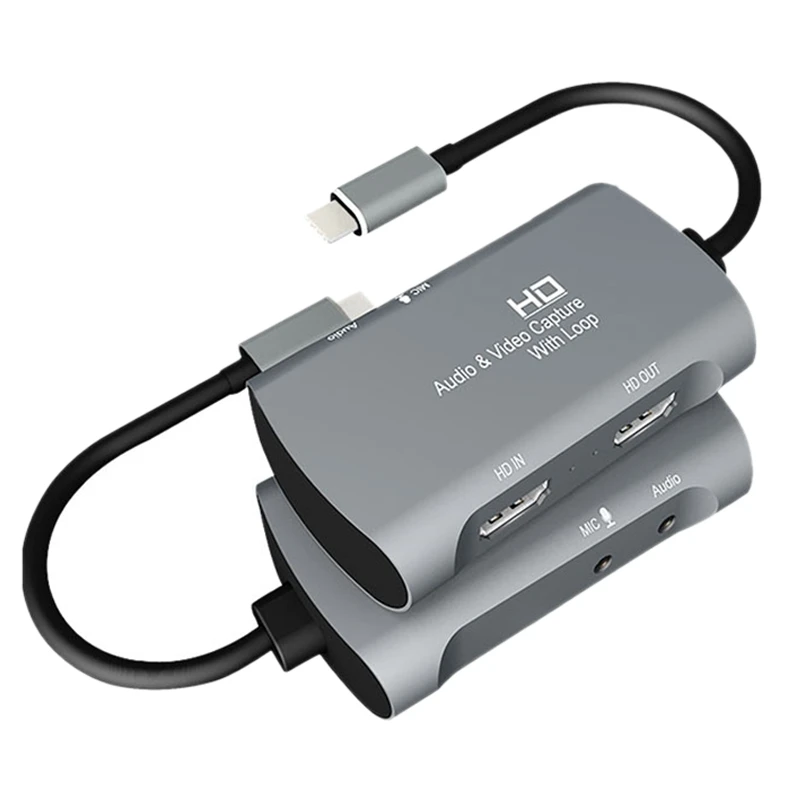 

4K Video Capture Card 1080P 30Fps Full Hd USB Naar Hdmi Video Capture Recorder Apparaat Game Capture Box Voor Pc Mac Os