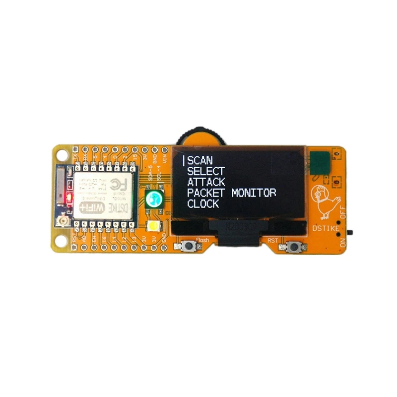 Deauther MiNi EVO (4 МБ фотолампы + 1 3 OLED RTC DS3231) ESP8266 макетная плата|Демонстрационные