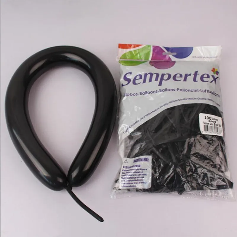 100 шт./лот American Sempertex 260 сверхпрочные латексные волшебные длинные воздушные шары