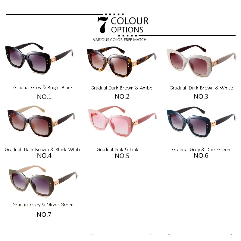 Женские квадратные ретро очки SORVINO праздничные солнцезащитные большого размера