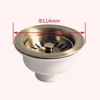 Сливная раковина MTTUZK, фильтр для раковины из нержавеющей стали 304, античный сливной раковина из матовой меди, слив для раковины 114 мм