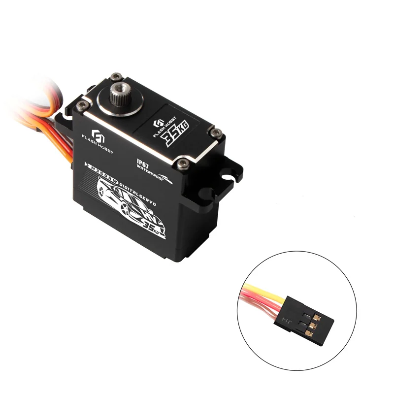 Металлическая Шестерня flash hobby M35DHW 35 кг цифровой сервопривод с большим крутящим