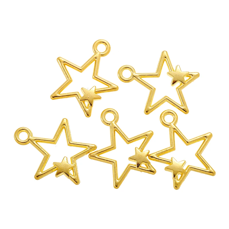 YuenZ 10pcs Charms star 26*22mm Tibetan Silver Plated Pendants Antique Jewelry Making DIY Handmade Craft L313 | Украшения и