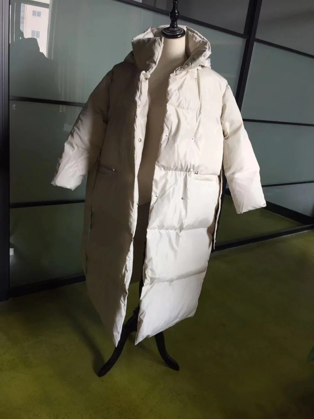 Женское Свободное пальто X-long, зимняя теплая куртка, Женское пальто размера плюс, зимняя куртка, Женская парка с отстегивающимся капюшоном и поясом