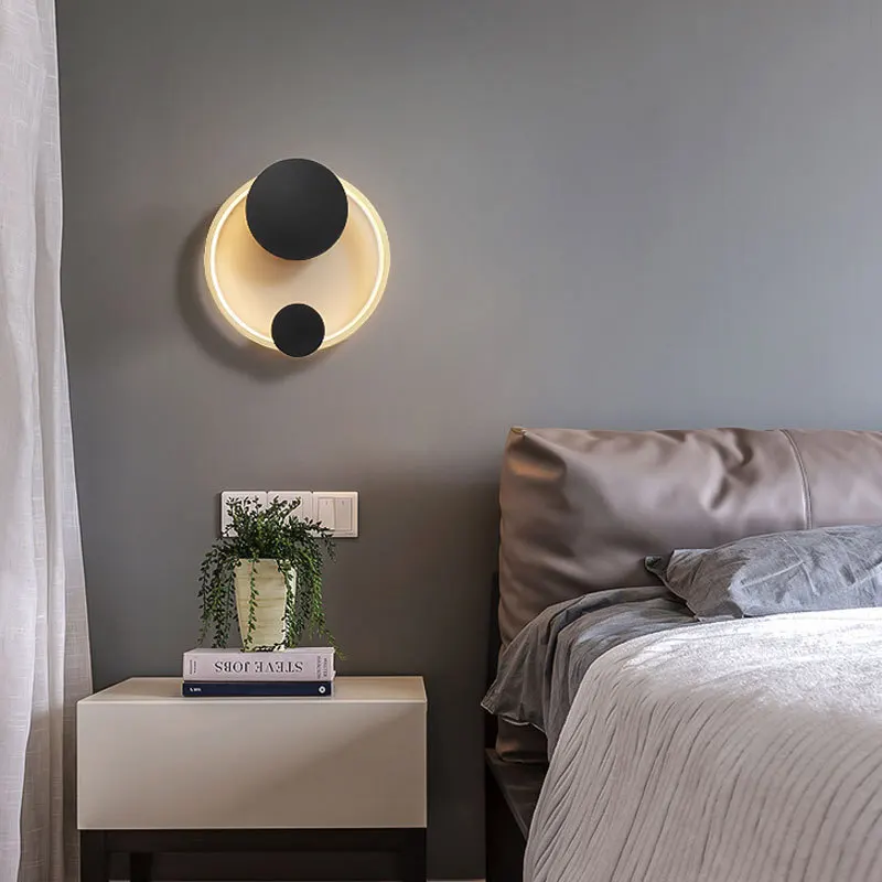 

NEW Modern Led Wall Lamps Fixture Living Room Bedside Sconce Lights Luminaire Aisel Corridor Bedroom Home Decoration Lighting
