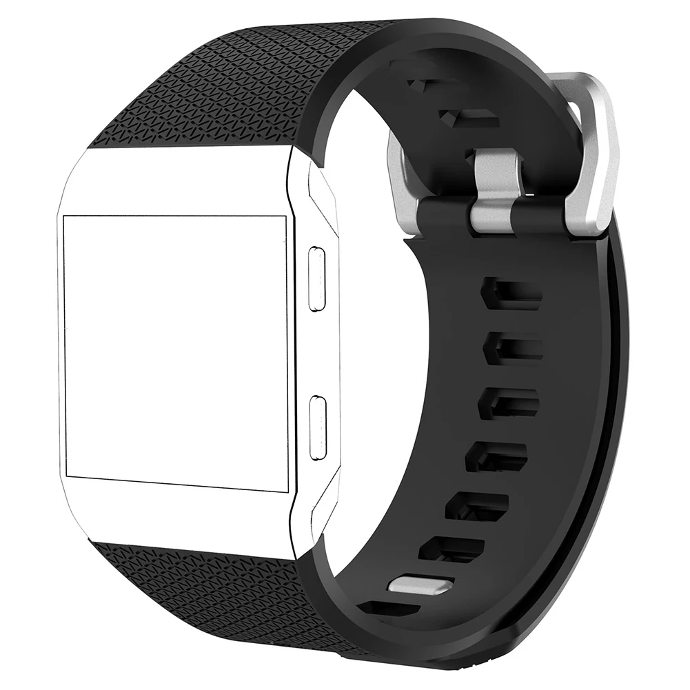 2021 Fashion Lightweight Sport Silicone Wrist Bracelet Band Strap for Fitbit Ionic Strap Sport Breathable Silicone 20mm Strap