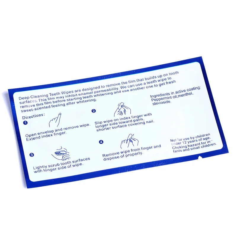 AZDENT Новый 30 шт. палец глубокое очищение зубы салфетки высокое качество