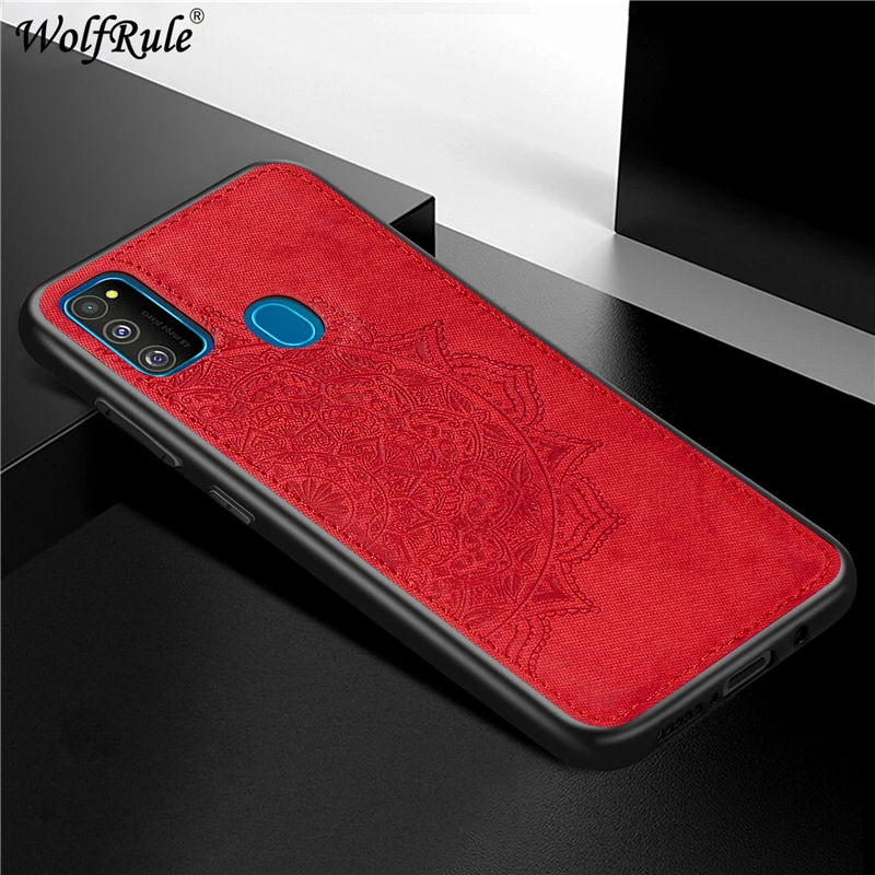 

Case For Samsung Galaxy M30S Case Magnetic Fashion Cloth Shockproof Cotton Fabric Phone Cover For Samsung M30S Case Galaxy M30S