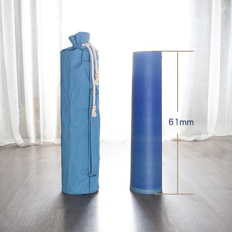 Холщовый Коврик для йоги Портативная сумка рюкзак пилатеса коврик с плечевым