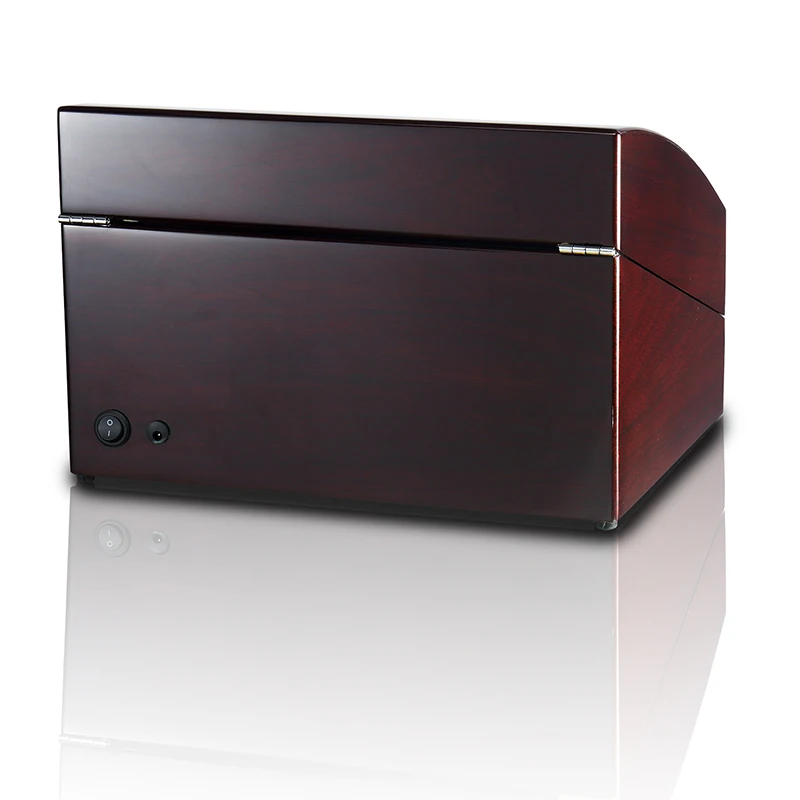 Автоматические часы Winders 4 + 5 слотов деревянный бархатный Электрический ящик для