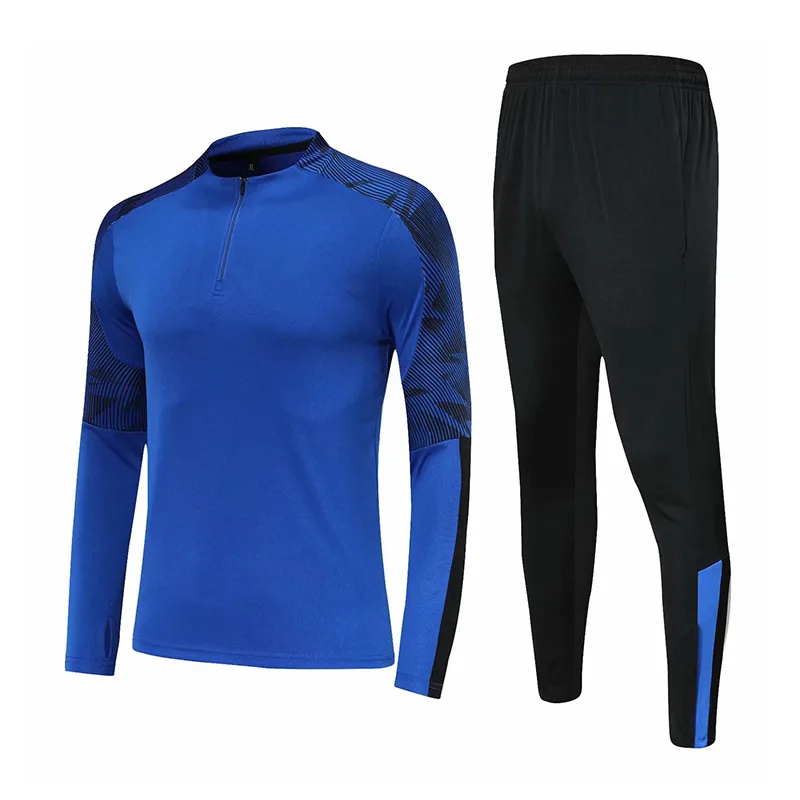 

New Long-sleeved Children‘s Adult Football Suits Football Suits Men‘s And Children‘s Running Training Sportswear Suits