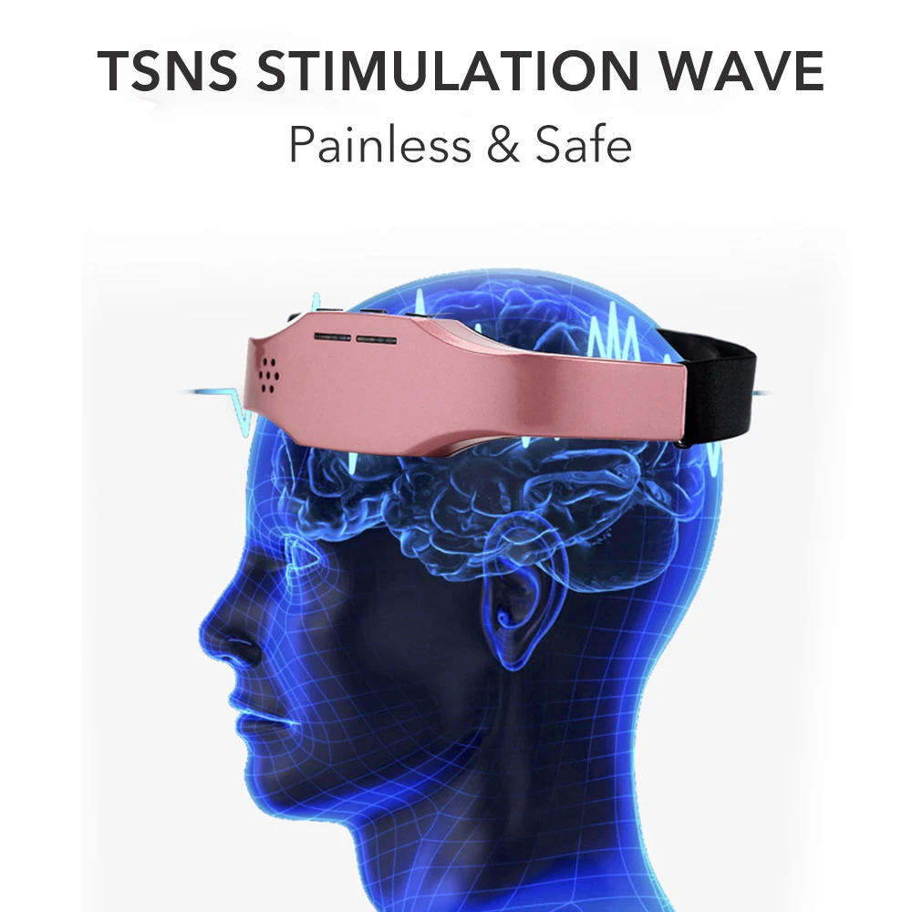Беспроводной низкочастотный импульсный массажер для головы облегчающий стресс