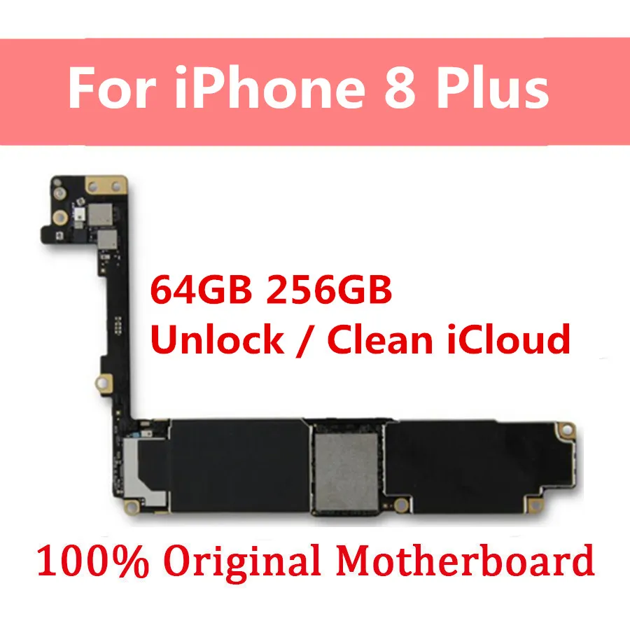 Материнская плата для iPhone 8 Plus без Touch ID 100% разблокирована оригинальная