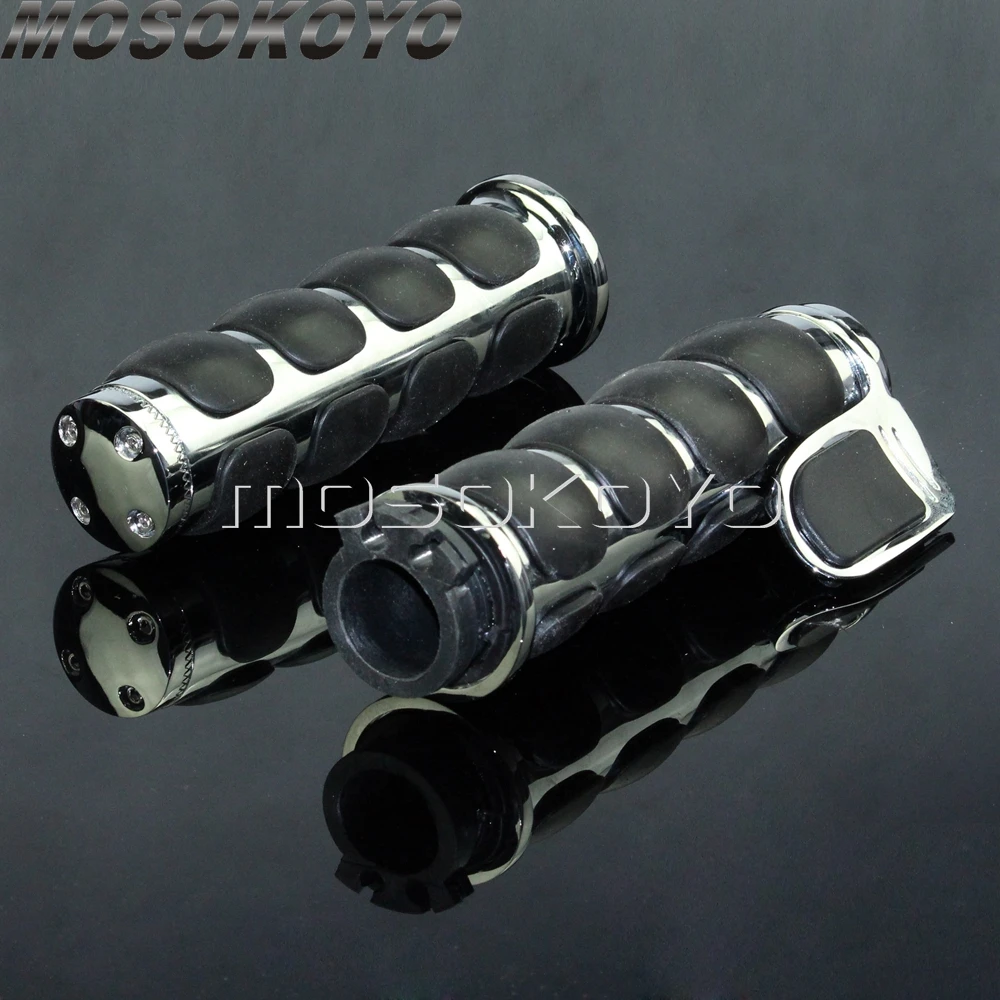 Руль мотоцикла 7 8 дюйма/25 мм для Harley Yamaha Honda Shadow Aero VT750 VTX1300 VTX1800 универсальные ручки