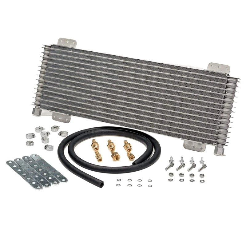 

Low Pressure Drop Transmission Oil Cooler Gearbox Cooler Auto Parts with Mounting Hardware LPD47391 47391 40,000