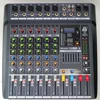 best 6 microphone input channel sound audio dj mixng mixer bluetooth console controller for stage home theatre system eq usb 48v