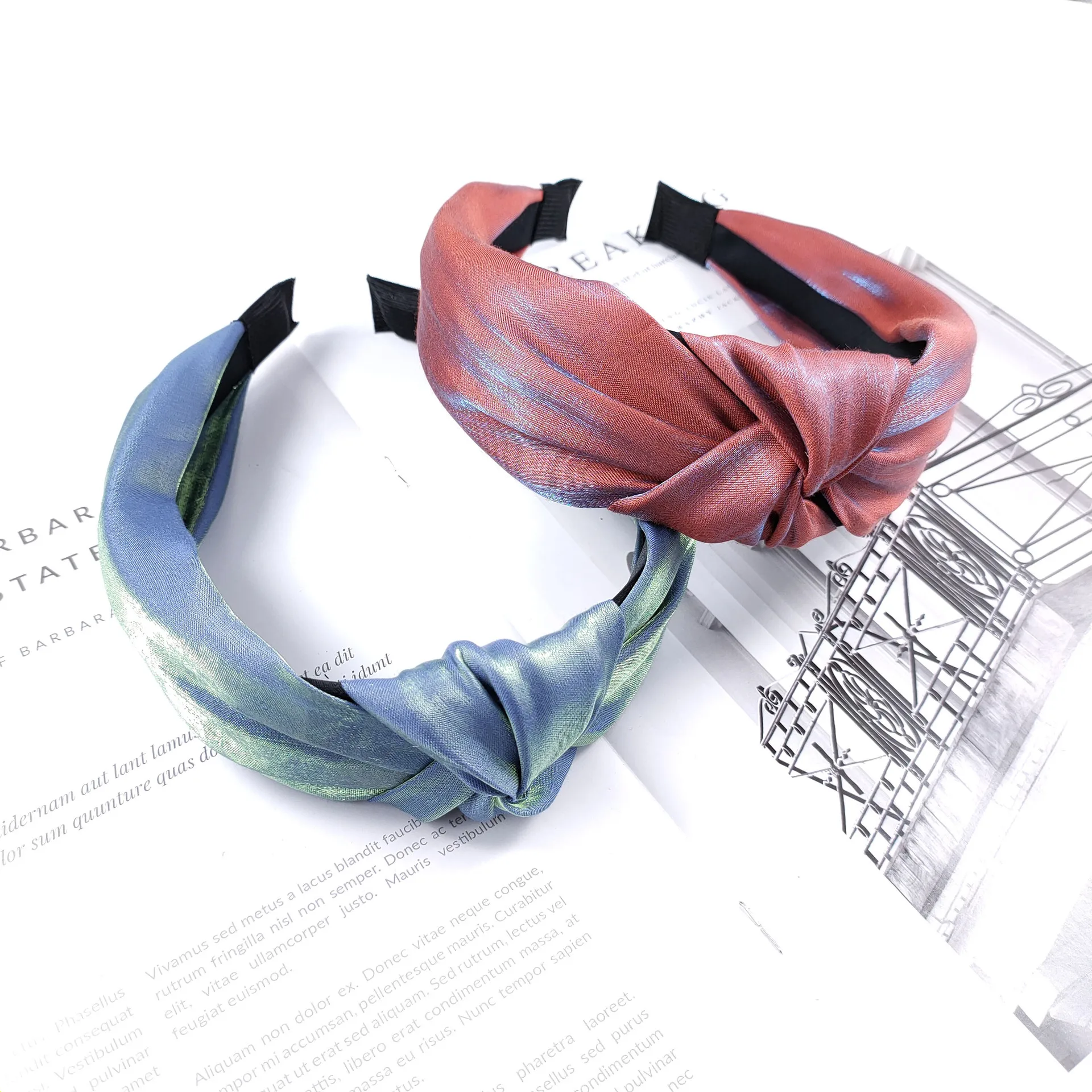 

Geebro Cute Solid Soft Knotted Headband Women Wide Simple Hairband Lady Casual New Turban Girls Summer Hair Accessories Headwear