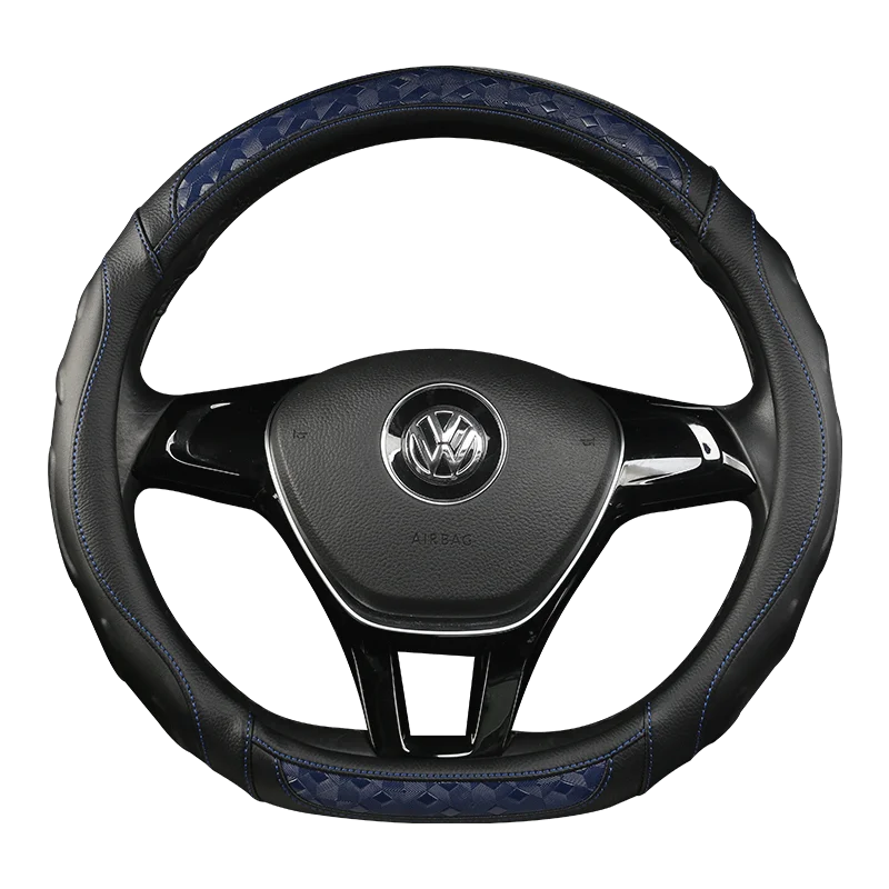 Автомобильный кожаный чехол на руль из углеродного волокна для Skoda Octavia a5 a 5 Superb 2012