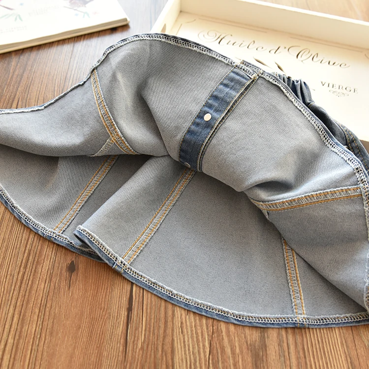 Юбка пачка для маленьких девочек летние детские джинсовые юбки американки