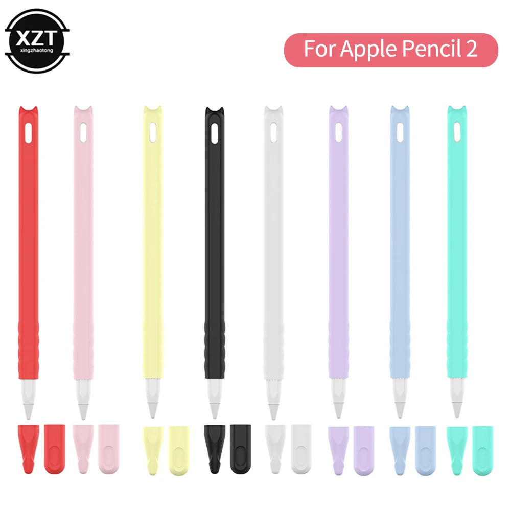 2nd Generation For Apple Pencil 2 Accessories Holder Premium Silicone Cover Sleeve For Ipad