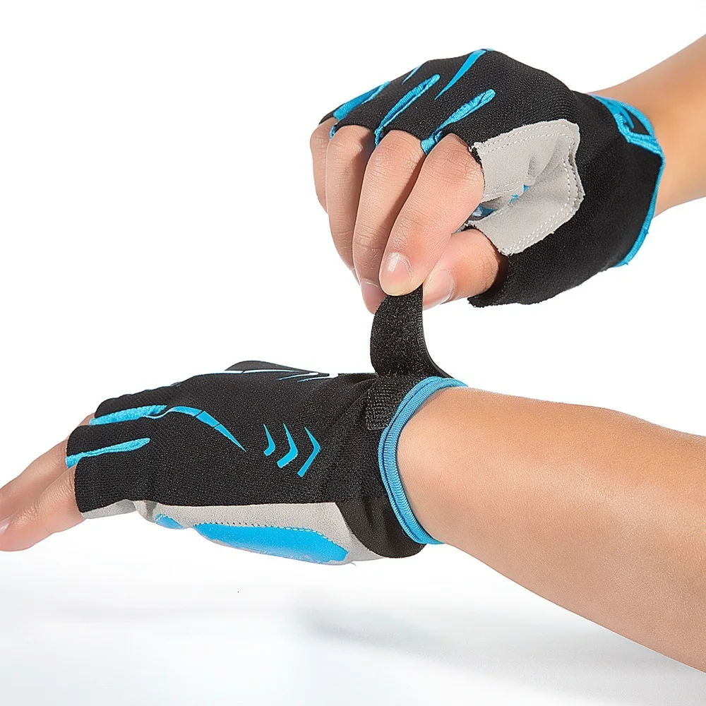 Спорт на открытом воздухе езда велосипеде Езда Перчатки без Пальцев Перчатка MTB