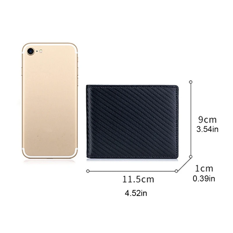 

RFID Blocking Slim Wallet for Men Leather Mens Wallets with Coin Pocket