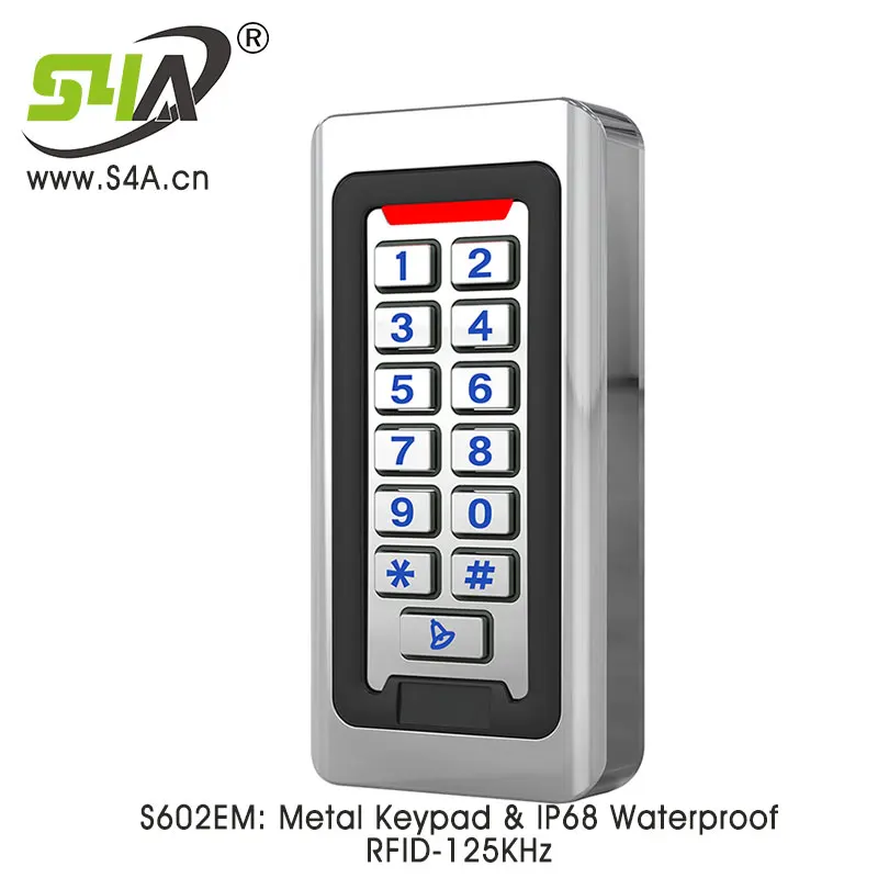 IP68 Водонепроницаемая автономная RFID металлическая клавиатура контроля доступа - Цвет: S602 Metal IP68