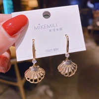 2021 new style show face small high end atmosphere decoration fashion women temperament personality exaggerated ear ring women