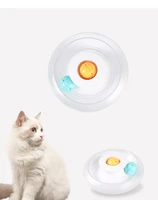 cat pet play plate cat toys cat interactive catnip bell ball game plate toys fun track cat turntable pet toy supplies