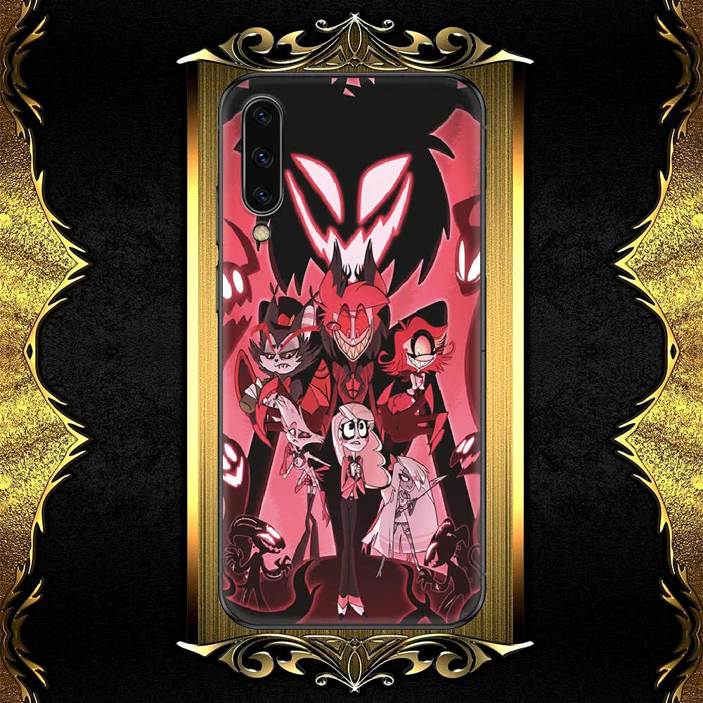 

Harzbin Hotel Alastor Anime Phone Case Cover For Samsung Galaxy A7 9 8 10 20 20e 21 S 30 30S 31 41 50 50S 51 70 71 91 black
