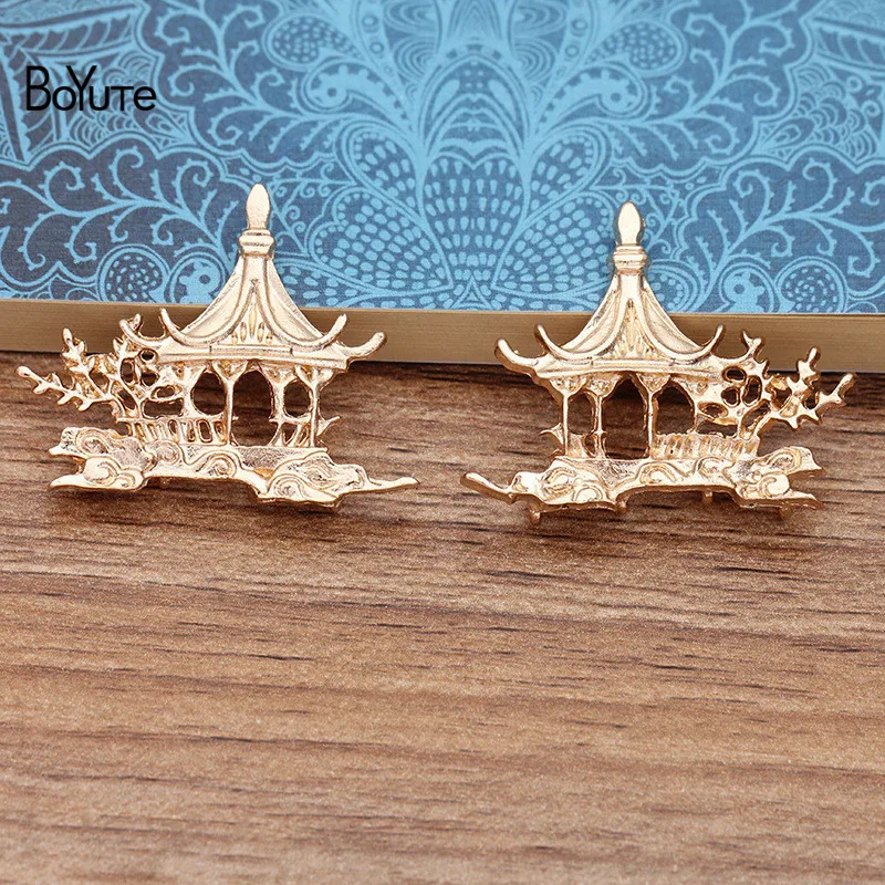 BoYuTe Wholesale 20Pcs Metal Alloy 39*31MM Kiosk Jewelry Materials Diy Hand Made Accessories Parts | Украшения и аксессуары