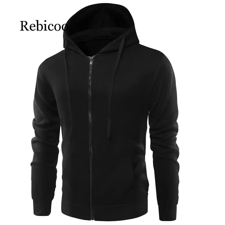 

2019 hooded cardigan men's self-cultivation sports and leisure men